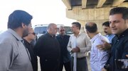 ببینید | بازدید معاون وزیر راه و شهرسازی و رئیس شرکت ساخت و توسعه زیر بنا های حمل و نقل کشور از پروژه های راه غرب استان هرمزگان