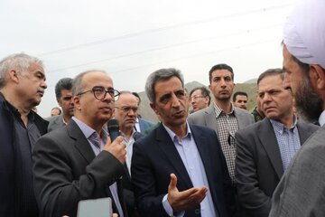 بازدید استاندار زنجان از آخرین وضعیت روند ساخت پروژه احداث زنجان - بناب - منجیل محور خانچایی