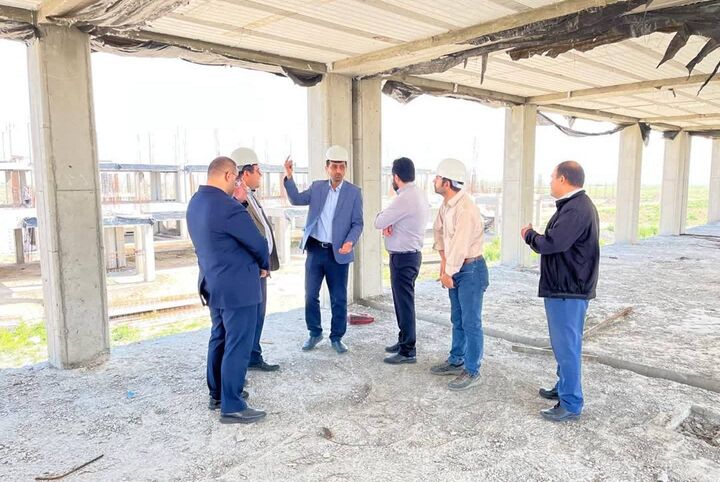 بررسی میدانی پروژه ۵۷۶ واحدی بندر ترکمن برای تسریع در عملیات اجرایی راه و شهرسازی گلستان