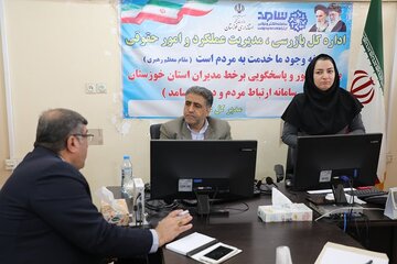 ببینید | جضور مدیرکل راه و شهرسازی خوزستان در مرکز سامد استانداری و پاسخ به سئوالات شهروندان