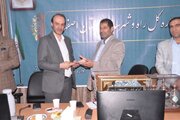 ببینید| برگزاری مراسم تودیع و معارفه سید حسین محمودیه به عنوان معاون مسکن و ساختمان اداره کل