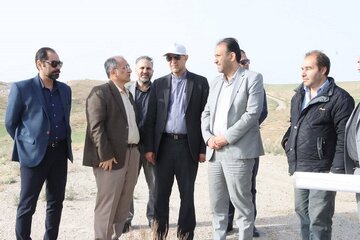 بازدید مسئولان ارشد خراسان رضوی از پروژه آزادراه حرم تا حرم