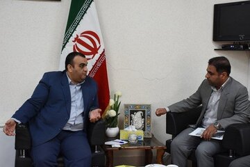 دیدار رئیس اداره راه و شهرسازی با سرپرست فرمانداری اسفراین