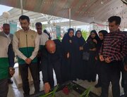 ببینید| تجدید میثاق کارکنان اداره کل راه و شهرسازی سیستان و بلوچستان با آرمان‌های شهدا همزمان با دهه کرامت
