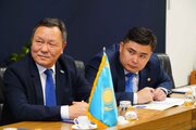 امضای یادداشت تفاهم همکاری بین سازمان بنادر ودریانوردی جمهوری اسلامی ایران و وزارت تجارت وهمگرایی جمهوری قزاقستان