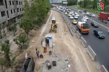 ویدئو| ادامه عملیات تعریض لاین شمالی آزاد راه کرج -قزوین حدفاصل پل فاز ۴ مهرشهر تا پل حسین آباد