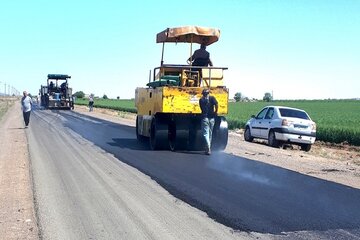 طرح بهسازی محور روستایی سینک (حاج خلیل) شهرستان جعفرآباد استان قم