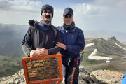 صعود همکاران به کوه چهل چشمه