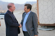 بازدید مدیرکل راه و شهرسازی لارستان از روند پیشرفت فیزیکی عملیات اجرایی احداث باند دوم در قطعه ی ۲ محور لار - بندرعباس