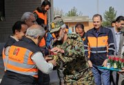 خدا قوت فرمانده یگان ویژه انتظامی استان خراسان جنوبی به همکاران اداره کل و راهداری و حمل و نقل جاده ای استان