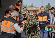 خدا قوت فرمانده یگان ویژه انتظامی استان خراسان جنوبی به همکاران اداره کل و راهداری و حمل و نقل جاده ای استان