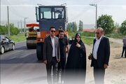 گزارش_تصویری ➖بازدید از پروژه روکش آسفالت محور ارومیه به اشنویه