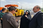 گزارش_تصویری ➖بازدید از پروژه روکش آسفالت محور ارومیه به اشنویه