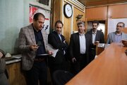 ببینید|سومین جلسه سامانه سپاس(سامانه پایش اطلاعات سفر )با حضور نمایندگان دفتر حمل و نقل مسافر ،حراست و فن آوری اطلاعات و ارتباطات سازمان راهداری و حمل و نقل جاده‌ای و مهندس قدمی معاون حمل و نقل اداره کل راهداری و حمل و نقل جاده‌ای استان البرز و در پایانه مسافربری شهید کلانتری کرج