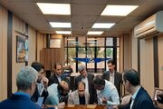 ببینید|سومین جلسه سامانه سپاس(سامانه پایش اطلاعات سفر )با حضور نمایندگان دفتر حمل و نقل مسافر ،حراست و فن آوری اطلاعات و ارتباطات سازمان راهداری و حمل و نقل جاده‌ای و مهندس قدمی معاون حمل و نقل اداره کل راهداری و حمل و نقل جاده‌ای استان البرز و در پایانه مسافربری شهید کلانتری کرج