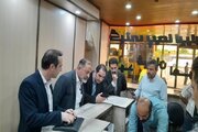 ببینید|سومین جلسه سامانه سپاس(سامانه پایش اطلاعات سفر )با حضور نمایندگان دفتر حمل و نقل مسافر ،حراست و فن آوری اطلاعات و ارتباطات سازمان راهداری و حمل و نقل جاده‌ای و مهندس قدمی معاون حمل و نقل اداره کل راهداری و حمل و نقل جاده‌ای استان البرز و در پایانه مسافربری شهید کلانتری کرج