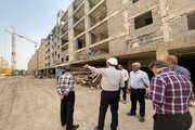 ببینید| بازدید معاون مسکن و ساختمان اداره کل راه و شهرسازی خوزستان از پروژه نهضت ملی مسکن فرهنگ شهر اهواز