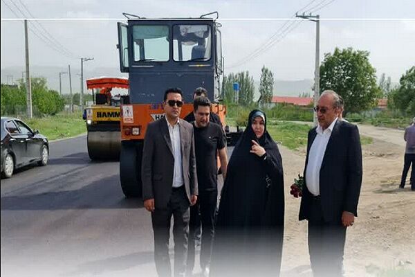 ببینید| بازدید از پروژه روکش آسفالت محور ارومیه به اشنویه