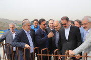 بازدید رئیس سازمان بازرسی کل کشور و معاون وزیر راه و شهرسازی از پروژه آزادراه شمالی کرج و پل بیلقان