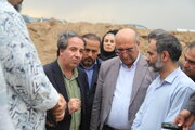 بازدید نماینده مردم کرج، اشتهارد و فردیس در مجلس شورای اسلامی از طرح‌های نهضت ملی مسکن استان البرز