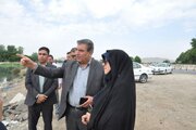 بازدید و تصمیم‌گیری برای تکمیل پروژه‌های نیمه‌تمام شهرستان مبارکه