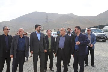 بازدید رئیس سازمان بازرسی کل کشور و معاون وزیر راه و شهرسازی از پروژه آزادراه شمالی کرج و پل بیلقان