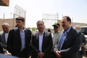 بازدید معاون مسکن و ساختمان وزارت راه و شهرسازی از مخزن آب و پست برق ناحیه شهری مهرگان