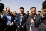 بازدید معاون مسکن و ساختمان وزارت راه و شهرسازی از مخزن آب و پست برق ناحیه شهری مهرگان