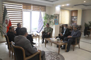دیدار مدیرکل راه و شهرسازی استان البرز با مدیر شعب بانک مسکن استان البرز