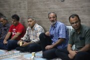 ببينيد | مراسم یادبود جان‌باختگان جامعه حمل‌ونقل جاده‌ای در حادثه دلخراش بندر شهید رجایی بندرعباس در مسجد پایانه بار امیرکبیر اصفهان