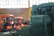 ببينيد | بازدید مدیرکل دفتر امور عملیات راهداری، ماشین‌آلات و مدیریت بحران سازمان راهداری و حمل‌و‌نقل جاده‌ای از کارگاه ماشین‌آلات استان اصفهان