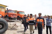 ببينيد | بازدید مدیرکل دفتر امور عملیات راهداری، ماشین‌آلات و مدیریت بحران سازمان راهداری و حمل‌و‌نقل جاده‌ای از کارگاه ماشین‌آلات استان اصفهان