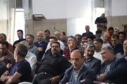 ببينيد | برگزاری مراسم گلریزان کمک به خانواده‌های قربانیان و مصدومان جامعه حمل‌ونقل جاده‌ای استان اصفهان در حادثه اسکله شهید رجایی بندرعباس