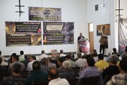 ببينيد | برگزاری مراسم گلریزان کمک به خانواده‌های قربانیان و مصدومان جامعه حمل‌ونقل جاده‌ای استان اصفهان در حادثه اسکله شهید رجایی بندرعباس