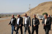 بازدید پیمان آرامون مدیر کل راه و شهرسازی آذربایجانغربی از روند اجرایی قطعات مختلف پروژه ایواوغلی به گیت منطقه آزاد ماکو و محور سلماس - خوی