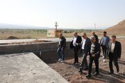 بازدید پیمان آرامون مدیر کل راه و شهرسازی آذربایجانغربی از روند اجرایی قطعات مختلف پروژه ایواوغلی به گیت منطقه آزاد ماکو و محور سلماس - خوی