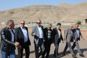 بازدید پیمان آرامون مدیر کل راه و شهرسازی آذربایجانغربی از روند اجرایی قطعات مختلف پروژه ایواوغلی به گیت منطقه آزاد ماکو و محور سلماس - خوی