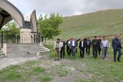 بازدید پیمان آرامون مدیر کل راه و شهرسازی آذربایجان‌غربی از روند اجرایی قطعات مختلف پروژه ایواوغلی به گیت منطقه آزاد ماکو و محور سلماس - خوی