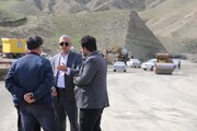 بازدید پیمان آرامون مدیر کل راه و شهرسازی آذربایجانغربی از روند اجرایی قطعات مختلف پروژه ایواوغلی به گیت منطقه آزاد ماکو و محور سلماس - خوی