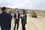 بازدید پیمان آرامون مدیر کل راه و شهرسازی آذربایجانغربی از روند اجرایی قطعات مختلف پروژه ایواوغلی به گیت منطقه آزاد ماکو و محور سلماس - خوی