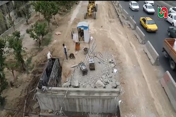 ویدیو|ادامه عملیات تعریض لاین شمالی آزاد راه کرج -قزوین حدفاصل پل فاز چهار مهرشهر تا پل حسین آباد