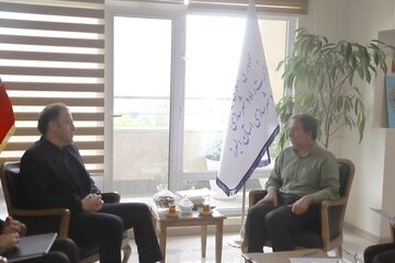 دیدار مدیرکل راه و شهرسازی استان البرز با مدیر شعب بانک مسکن استان البرز