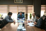 دیدار دبیر شورای هماهنگی مبارزه با مواد مخدر استان قزوین با مجتبی دائی دائی مدیر کل راه و شهرسازی استان قزوین