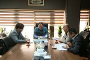 دیدار دبیر شورای هماهنگی مبارزه با مواد مخدر استان قزوین با مجتبی دائی دائی مدیر کل راه و شهرسازی استان قزوین