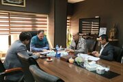 دیدار دبیر شورای هماهنگی مبارزه با مواد مخدر استان قزوین با مجتبی دائی دائی مدیر کل راه و شهرسازی استان قزوین