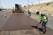ببینید -شروع عملیات روکش آسفالت حفاظتی آزاد راه تهران کرج حوزه استان البرز محدوده گرمدره