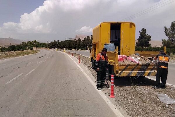 ارتقای سطح کیفی محورهای استان اصفهان با راهداری محوری