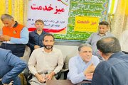 ببینید | برپایی میز خدمت و پاسخگویی به مراجعان در مصلای نماز جمعه هویزه با حضور مدیرکل راه و شهرسازی خوزستان