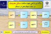 اطلاع نگاشت|واگذاری اراضی جهت ساخت مسکن محرومان در دولت چهاردهم در سمنان