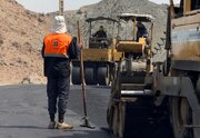 بهسازی و آسفالت راه روستایی زمان آباد شهرستان بیرجند در استان خراسان جنوبی